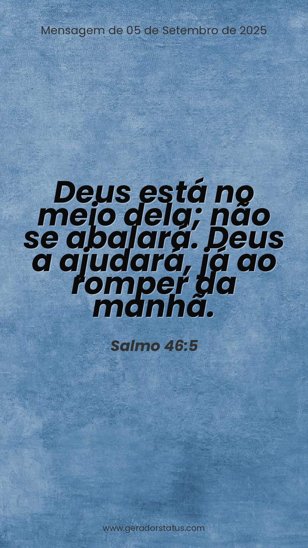 Status do dia: Salmo