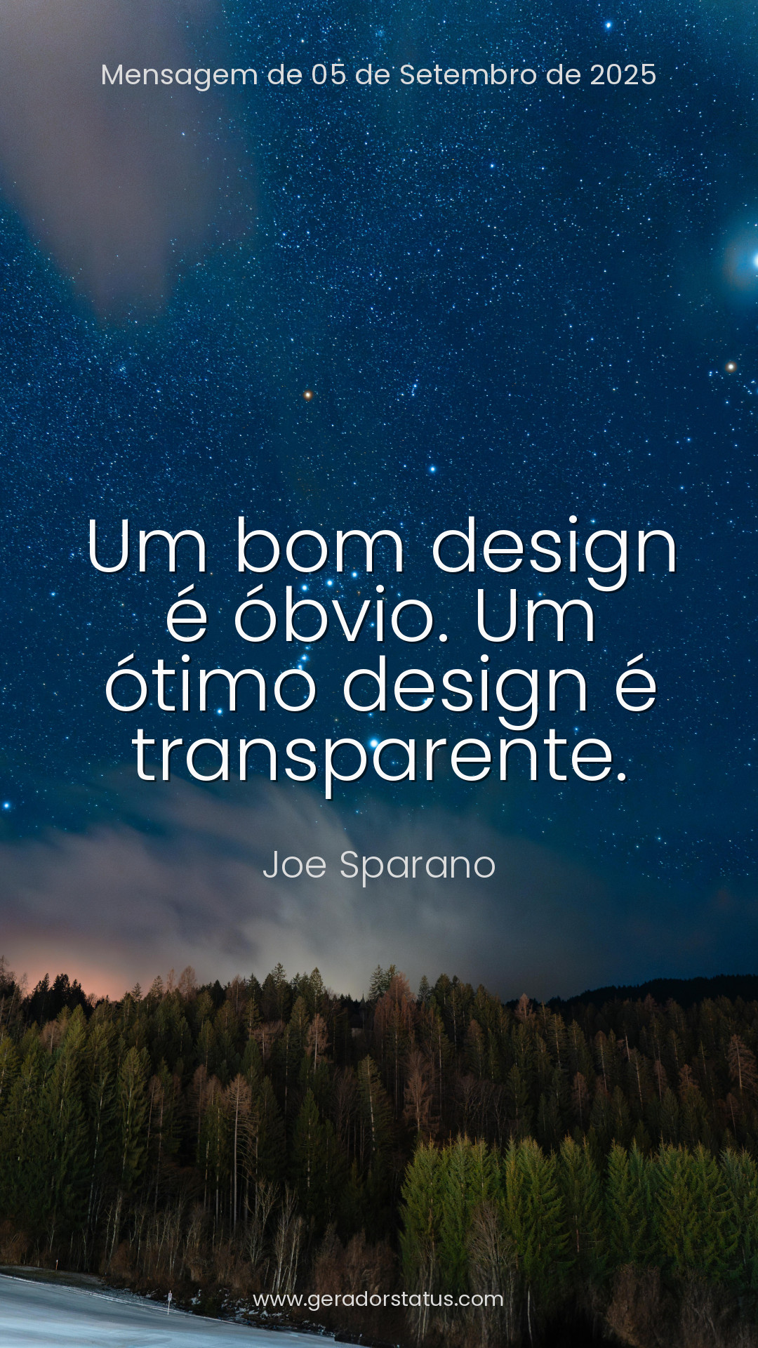 Status do dia: Citação