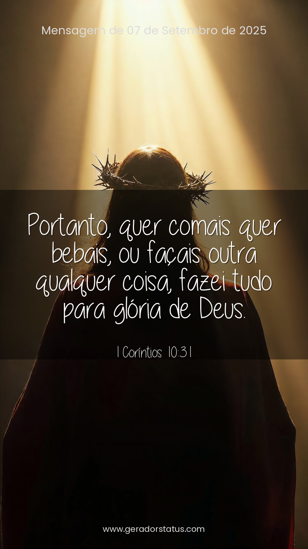 Status do dia: Versículo