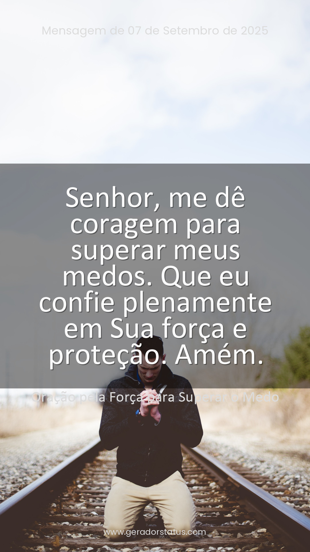 Status do dia: Oração Cristã