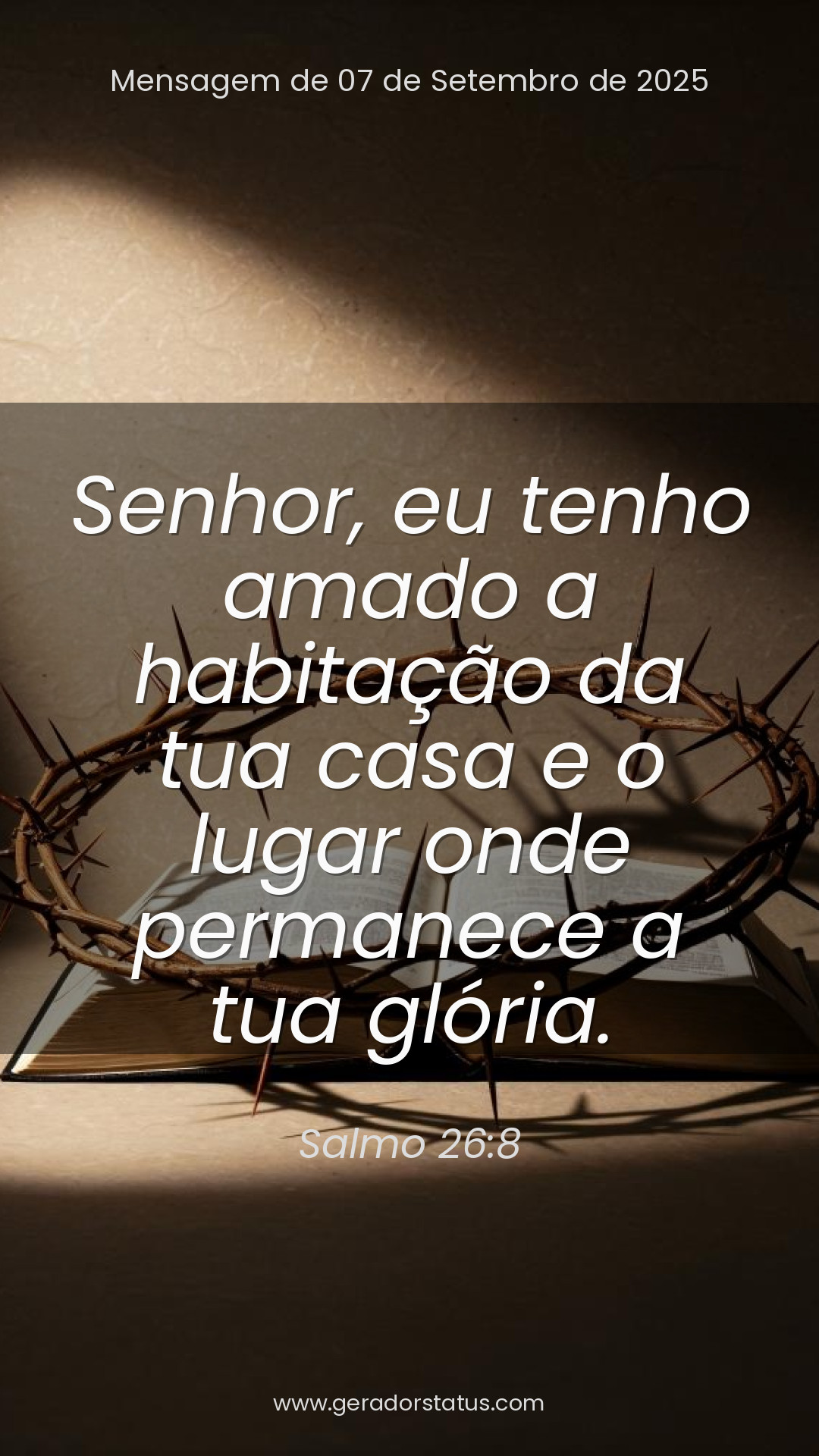 Status do dia: Salmo