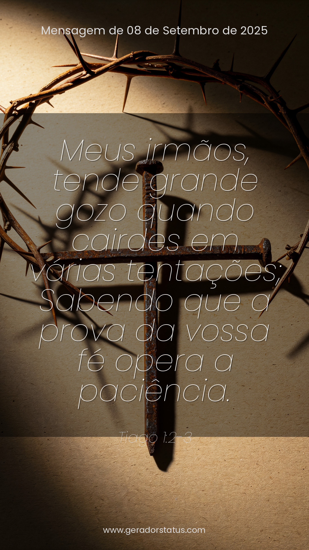 Status do dia: Versículo