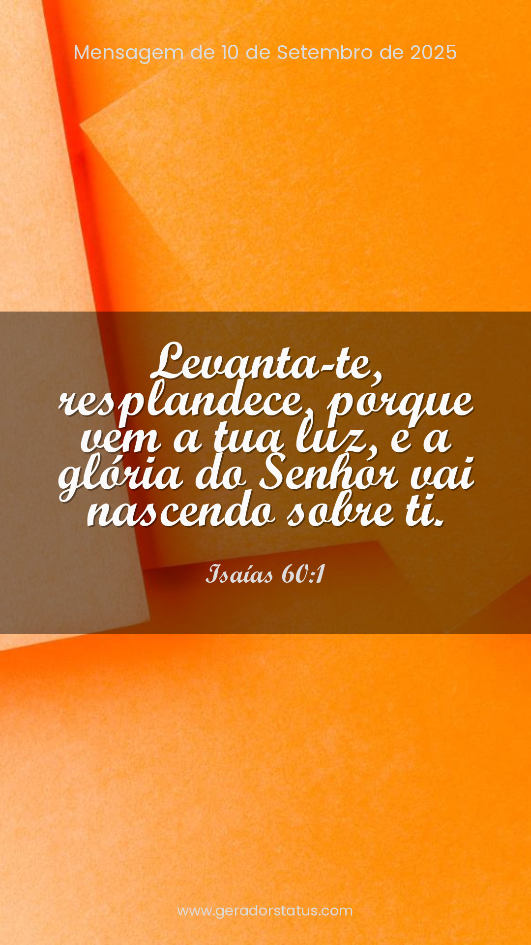 Status do dia: Versículo