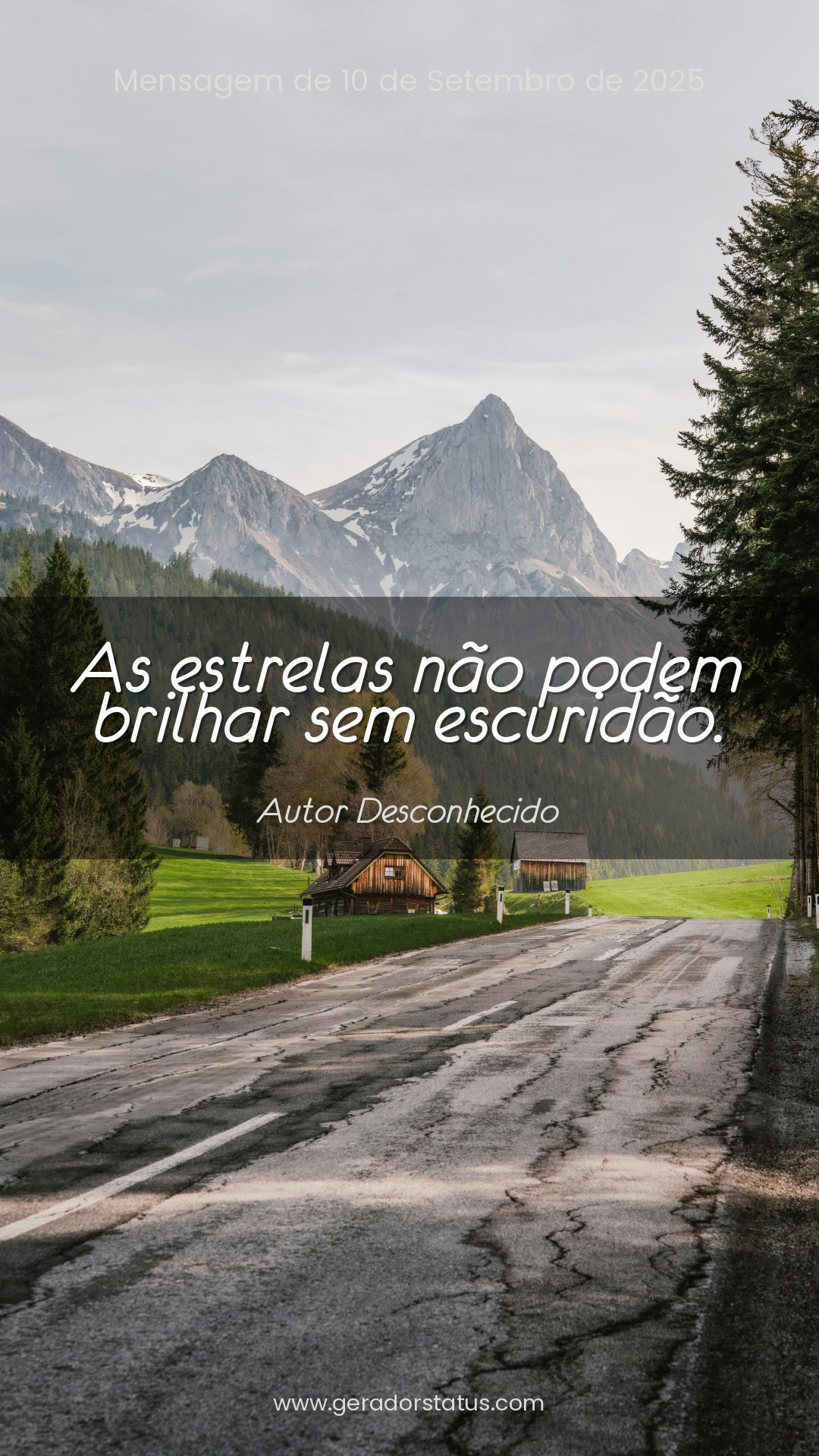 Status do dia: Reflexão