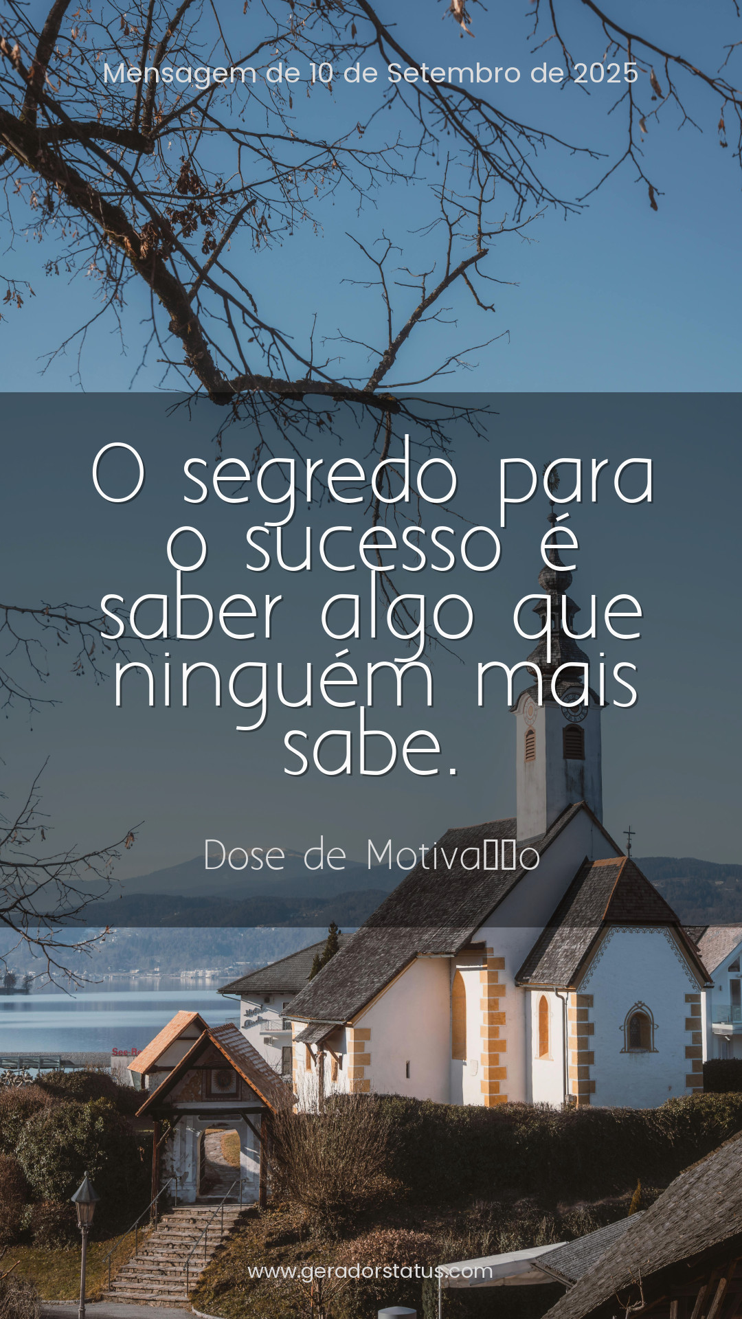 Status do dia: Motivacional