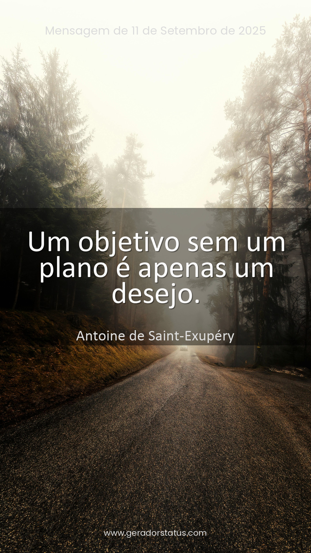 Status do dia: Reflexão