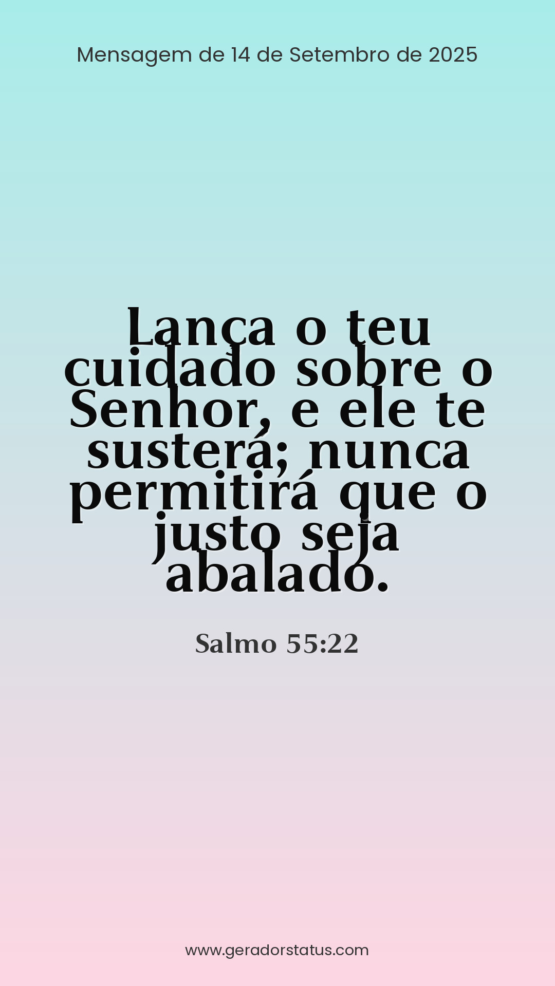 Status do dia: Salmo