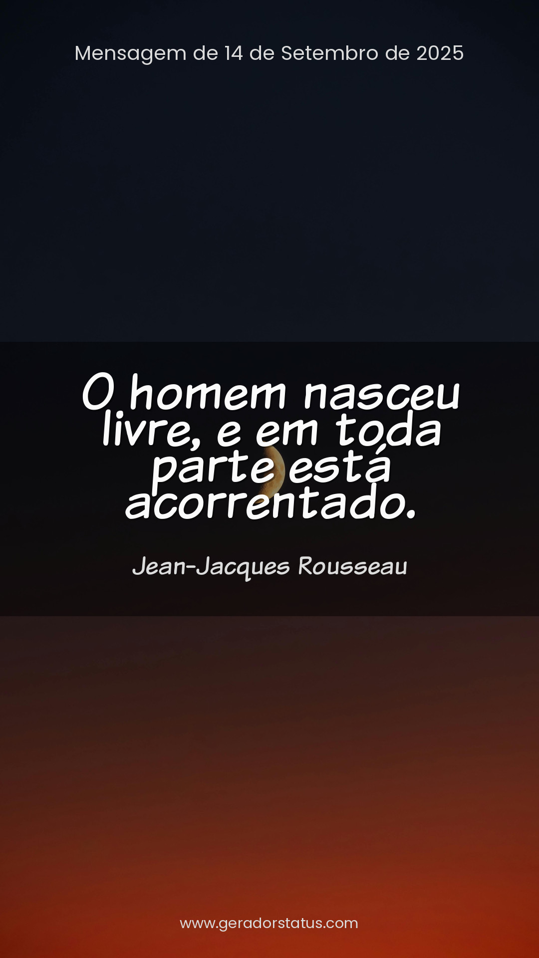 Status do dia: Citação