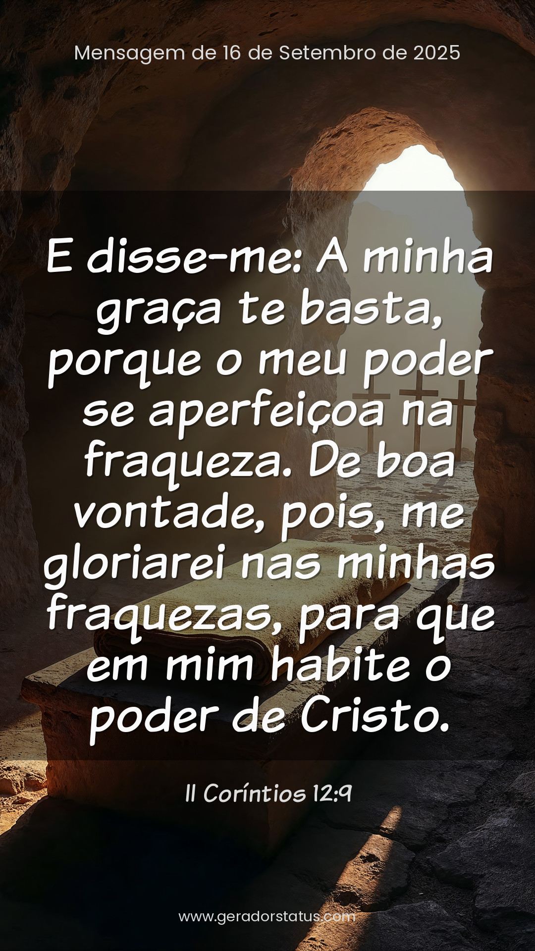 Status do dia: Versículo