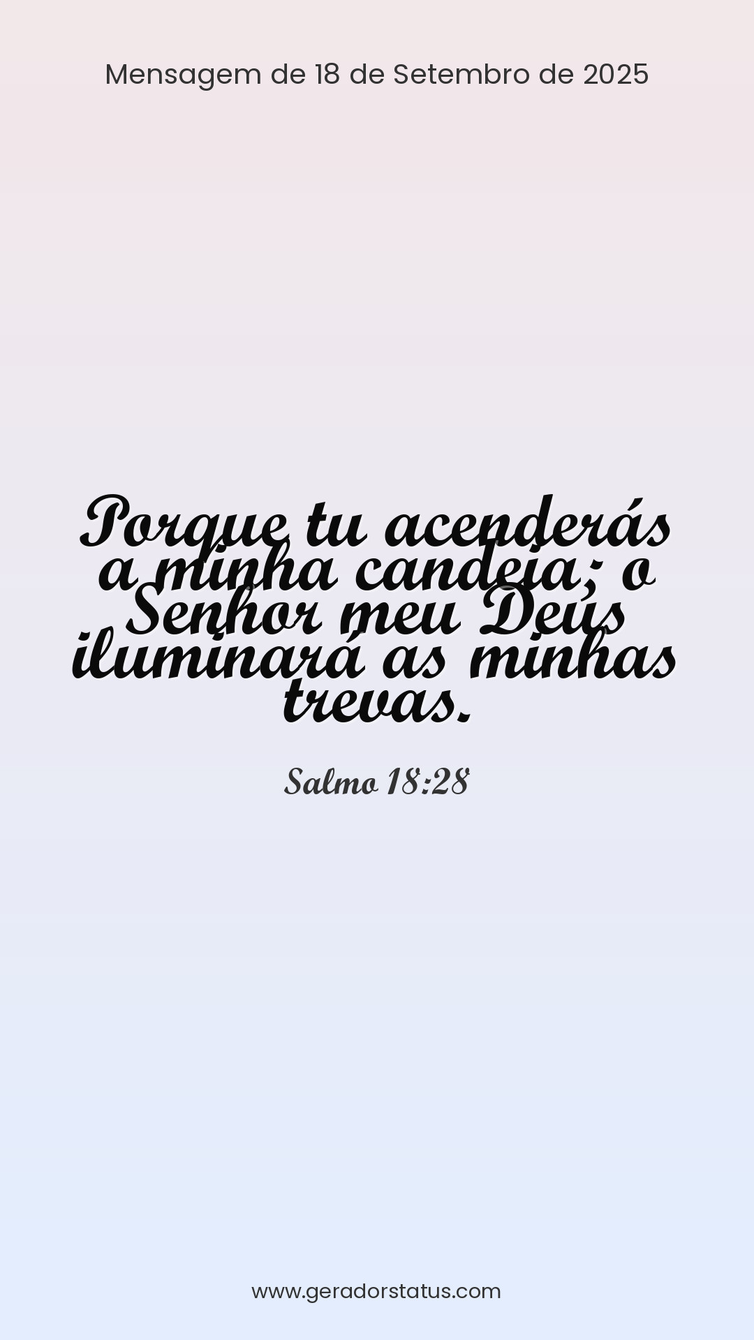 Status do dia: Salmo