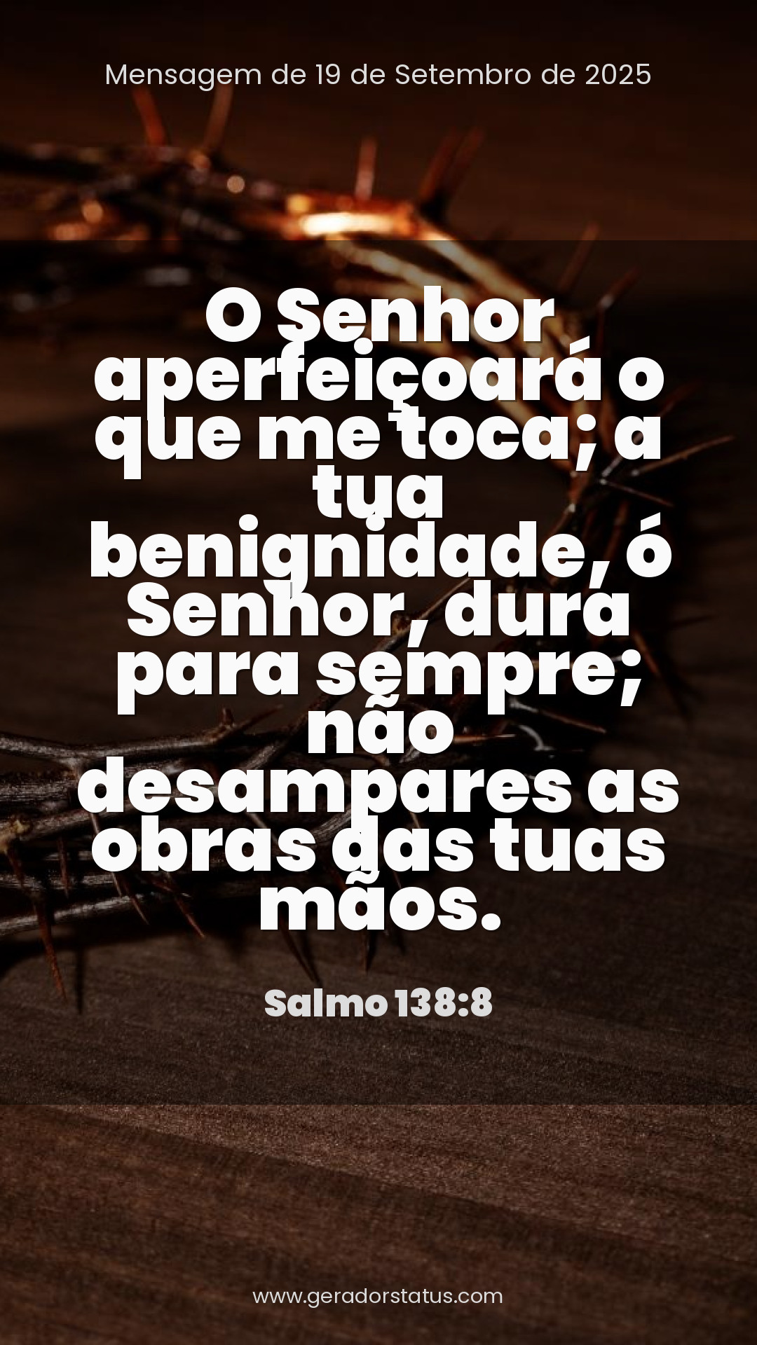 Status do dia: Salmo