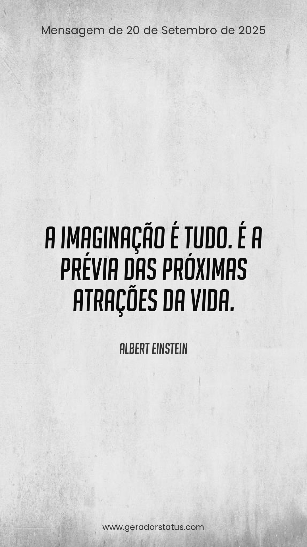 Status do dia: Reflexão