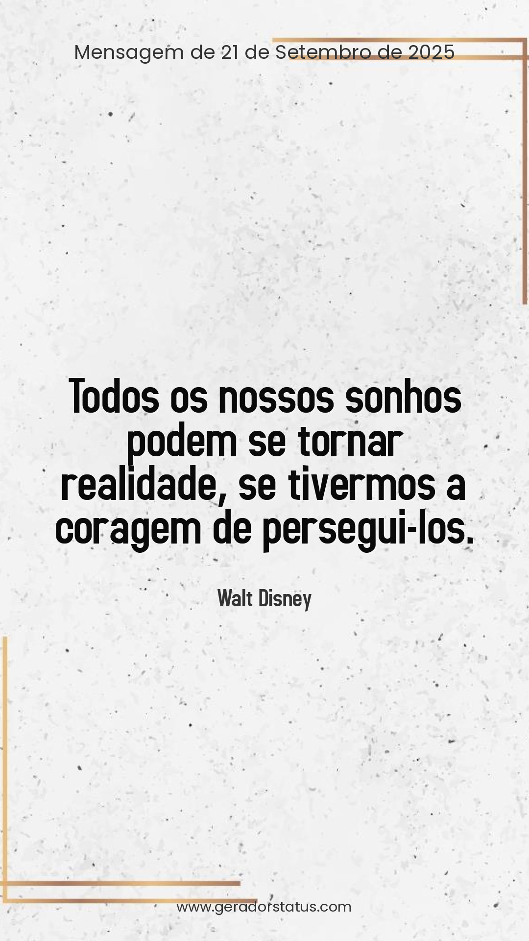 Status do dia: Citação