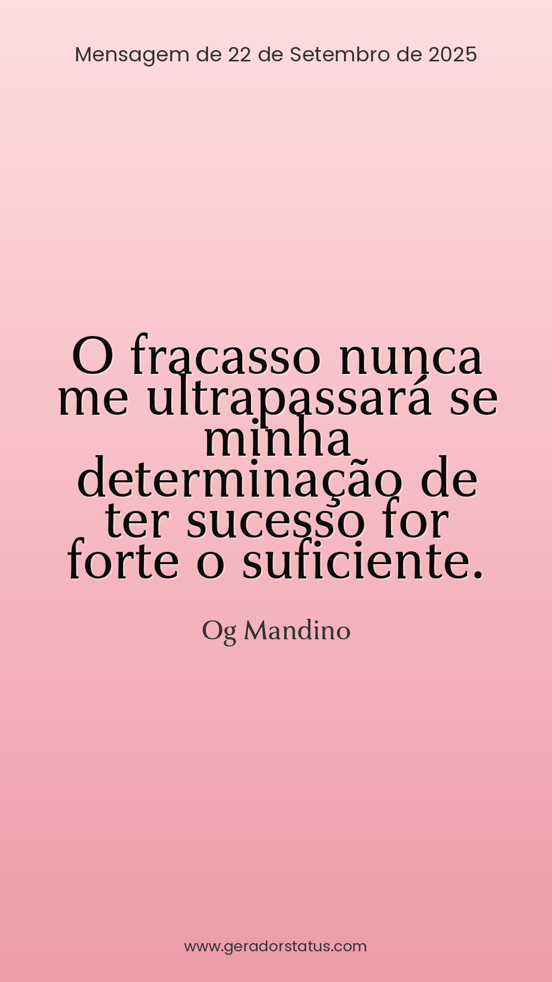 Status do dia: Reflexão