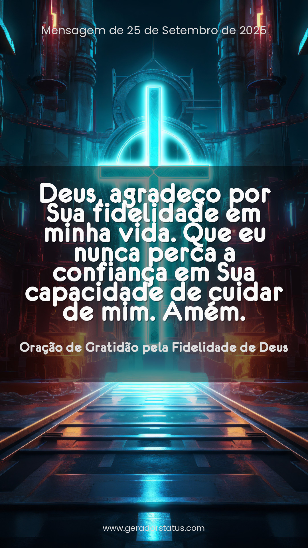 Status do dia: Oração Cristã