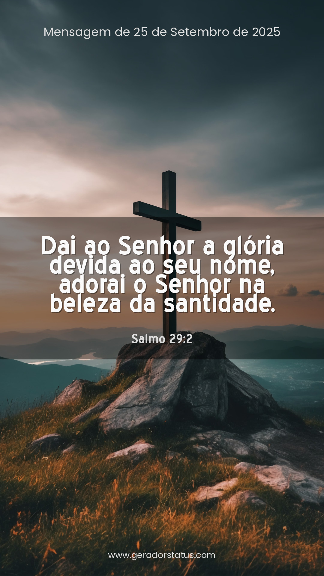 Status do dia: Salmo