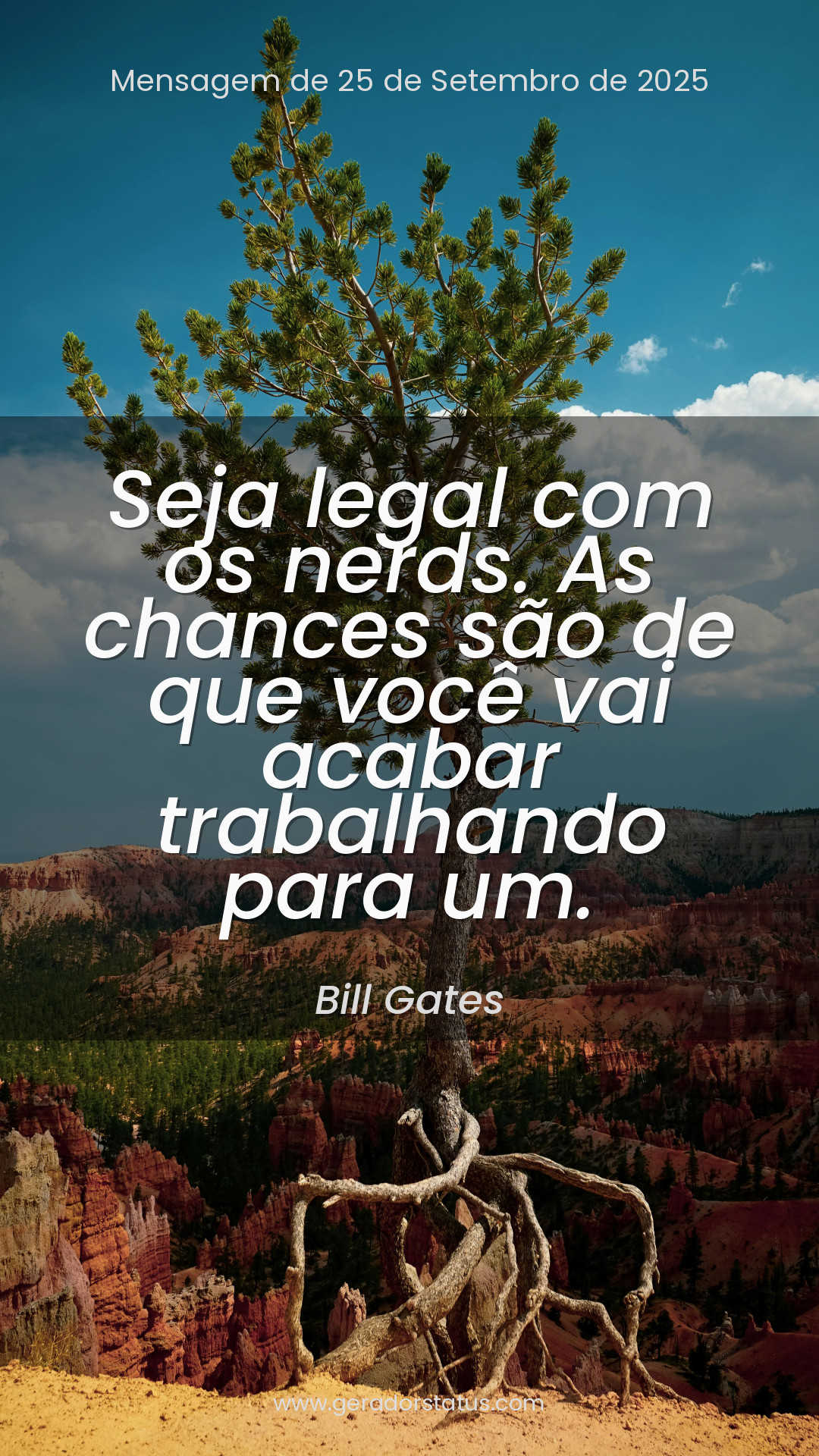 Status do dia: Citação