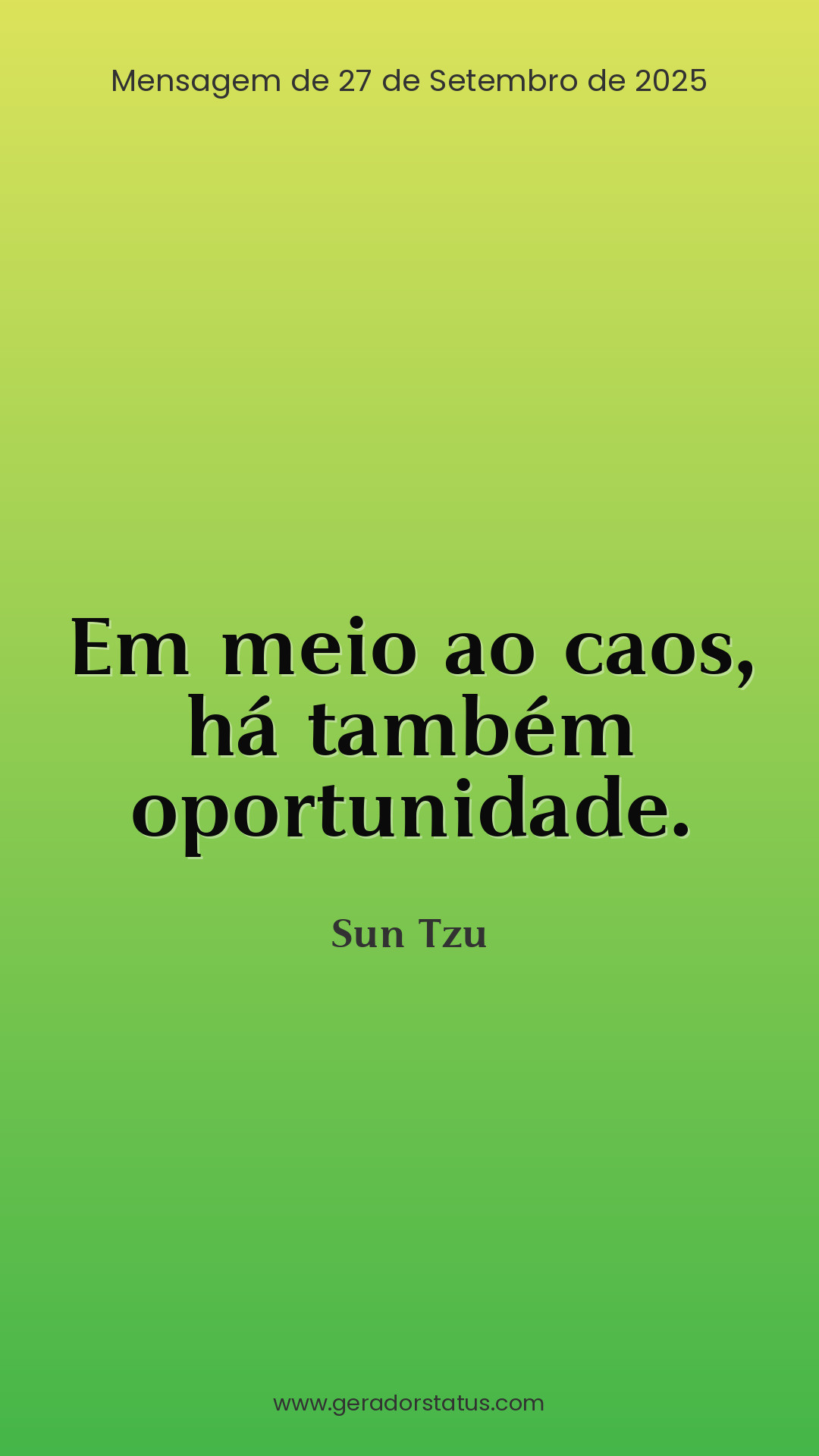 Status do dia: Sabedoria