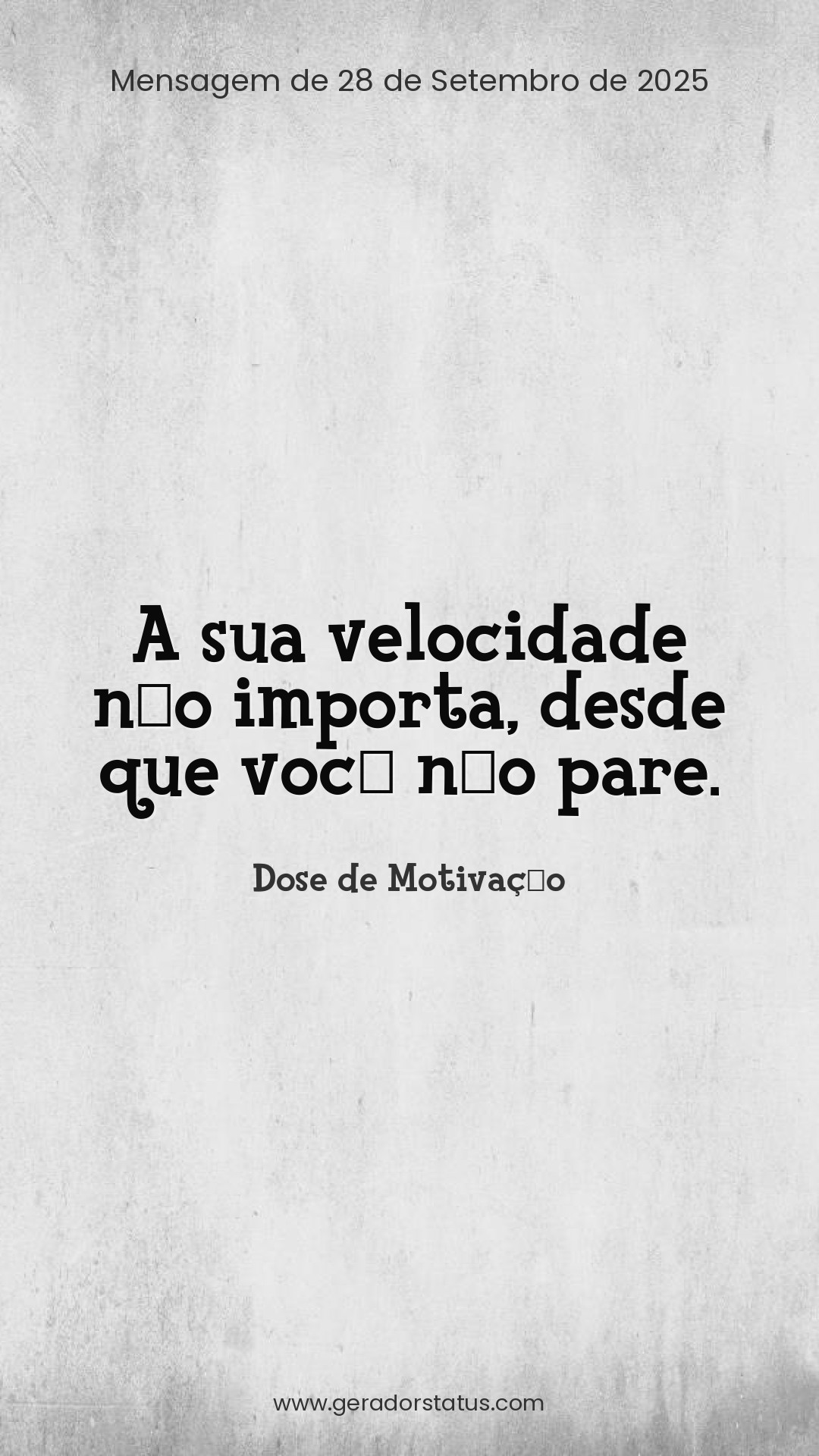 Status do dia: Motivacional