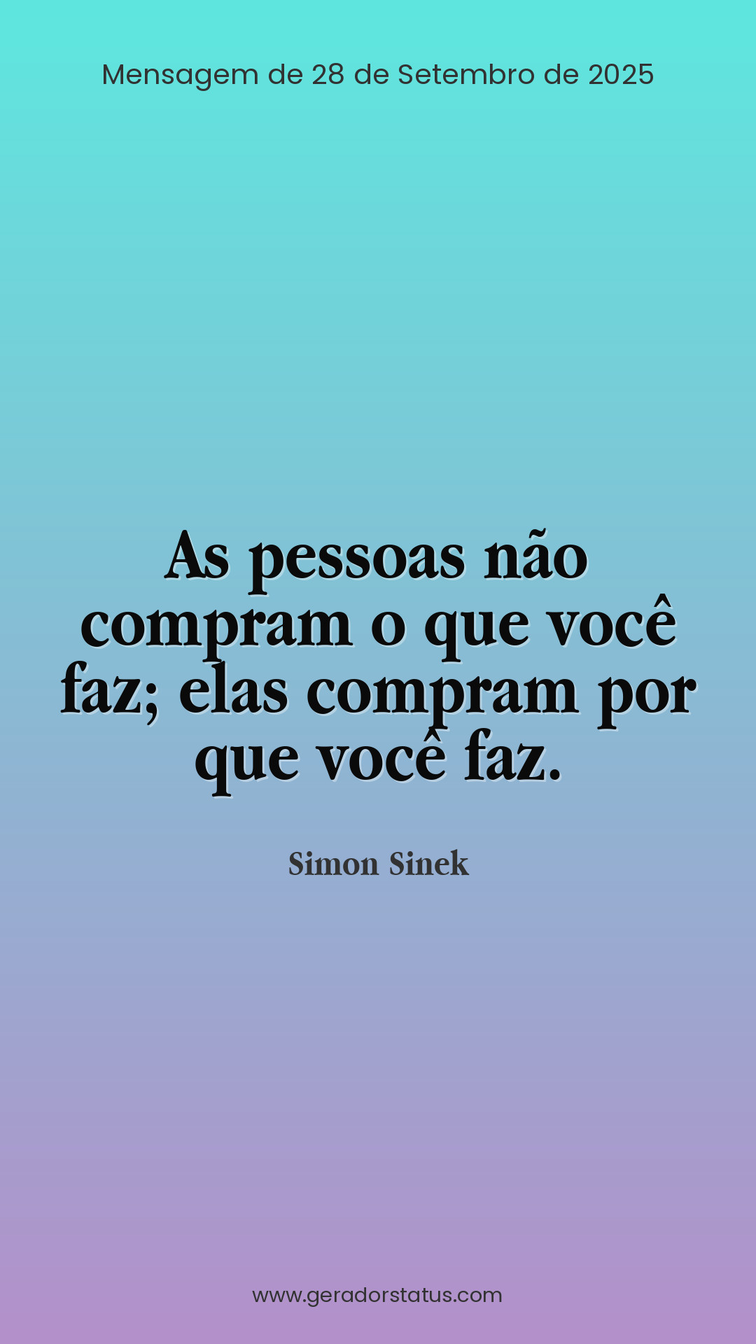 Status do dia: Citação