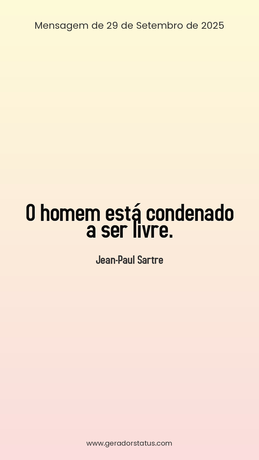 Status do dia: Citação