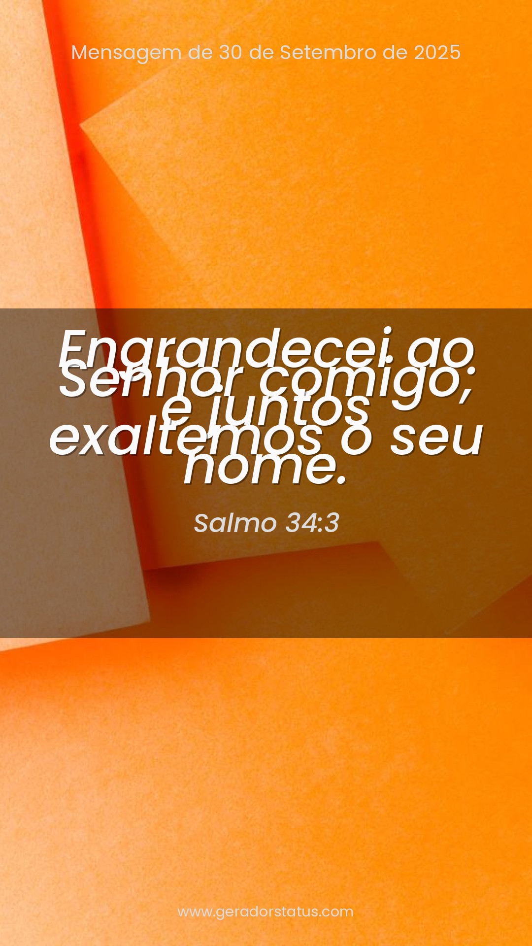 Status do dia: Salmo