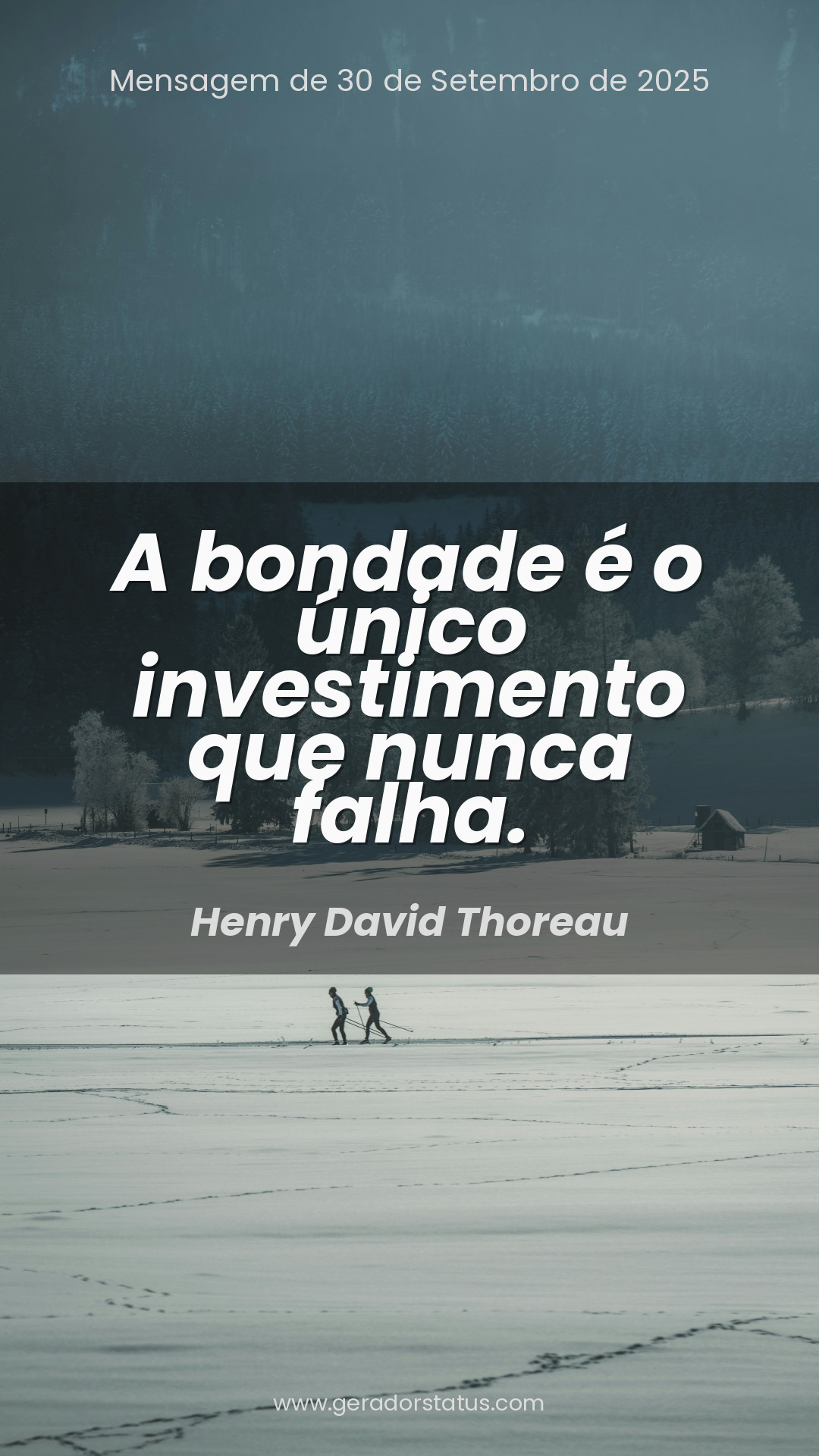 Status do dia: Reflexão