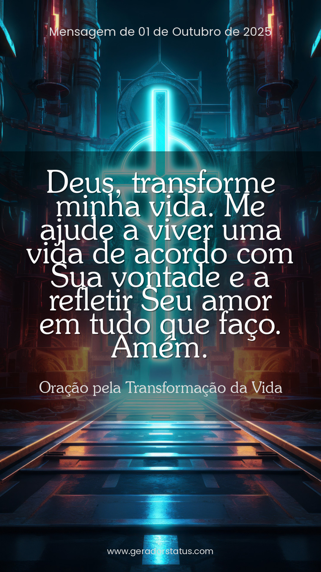 Status do dia: Oração Cristã