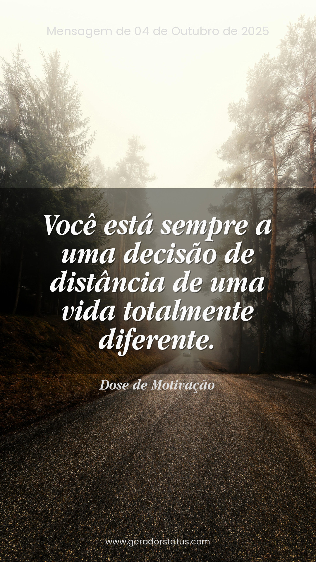 Status do dia: Motivacional