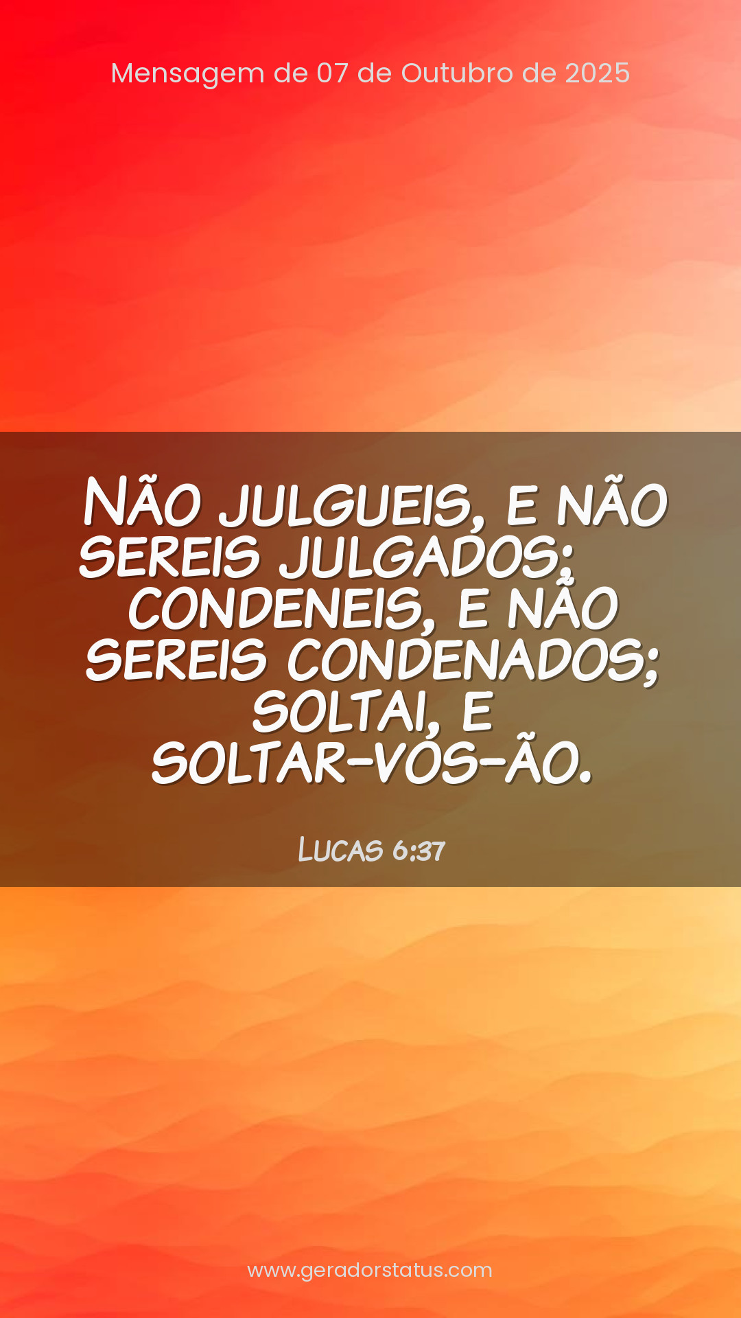 Status do dia: Versículo