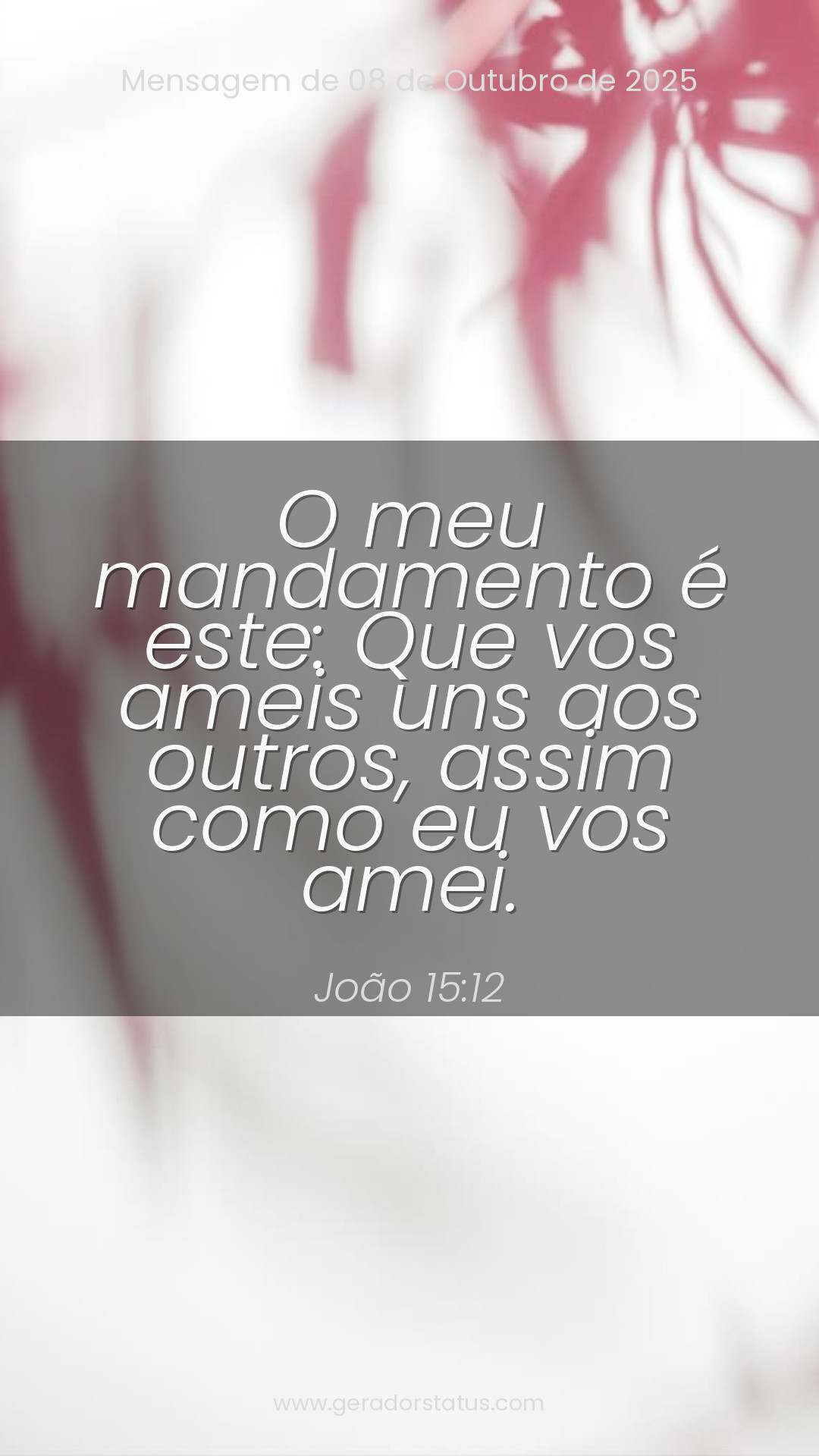 Status do dia: Versículo