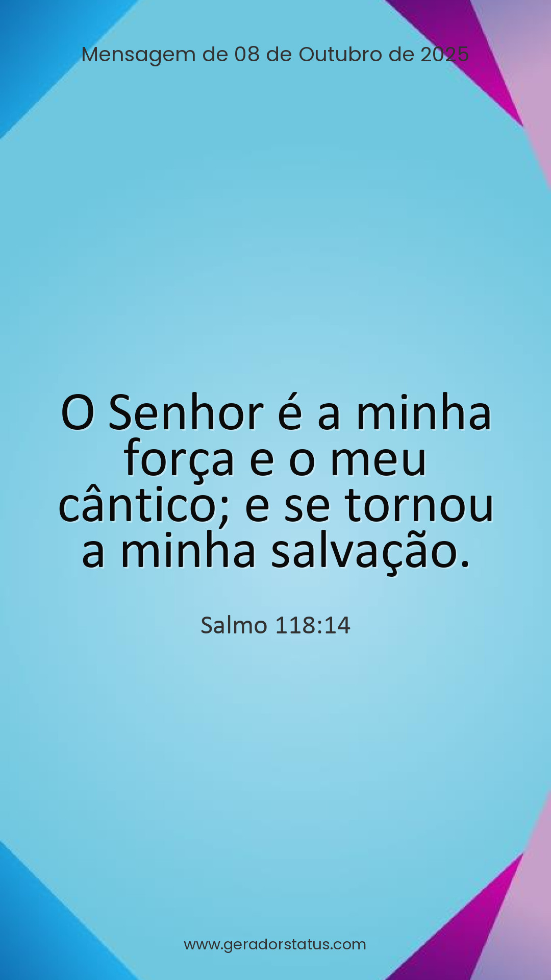 Status do dia: Salmo