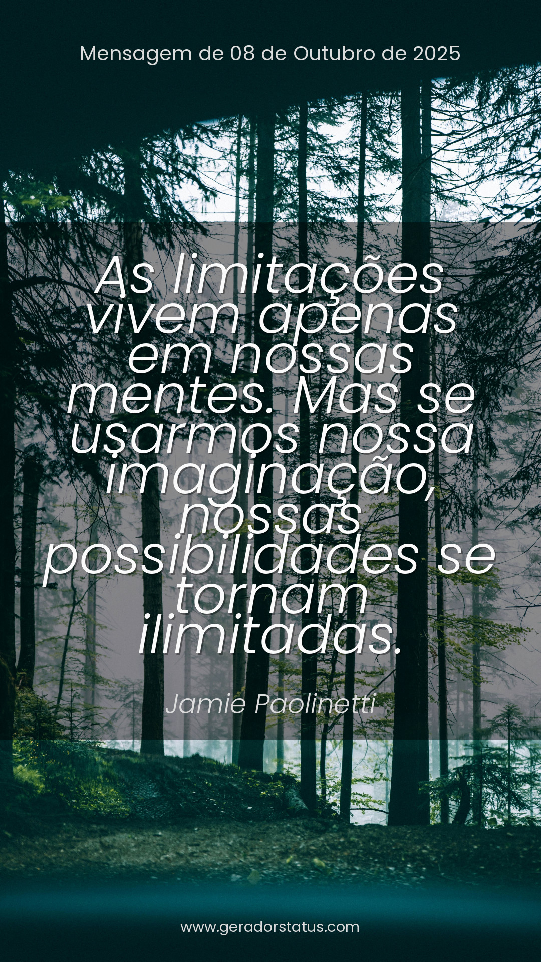 Status do dia: Reflexão