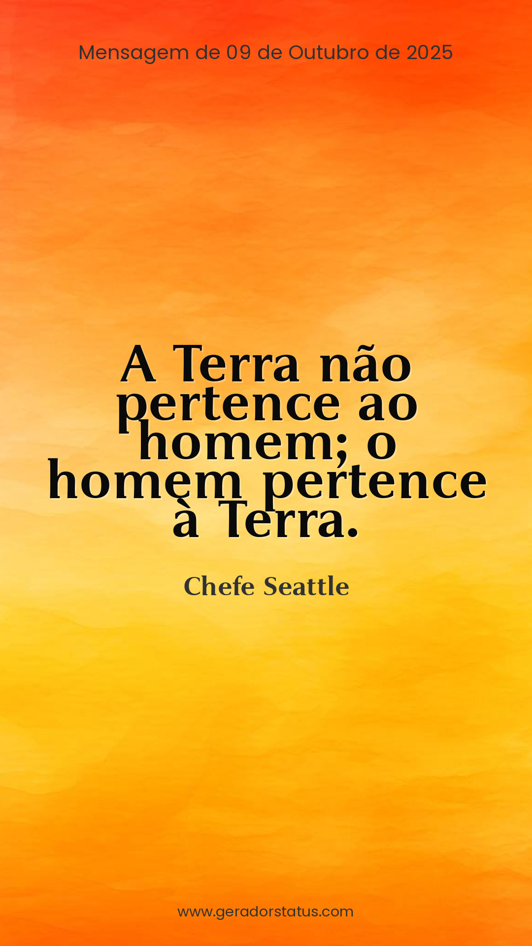 Status do dia: Citação