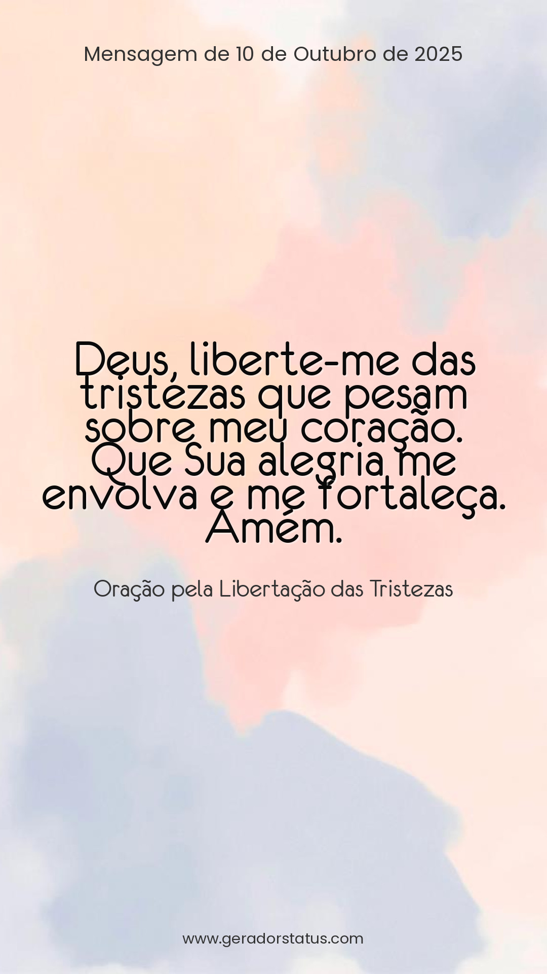 Status do dia: Oração Cristã