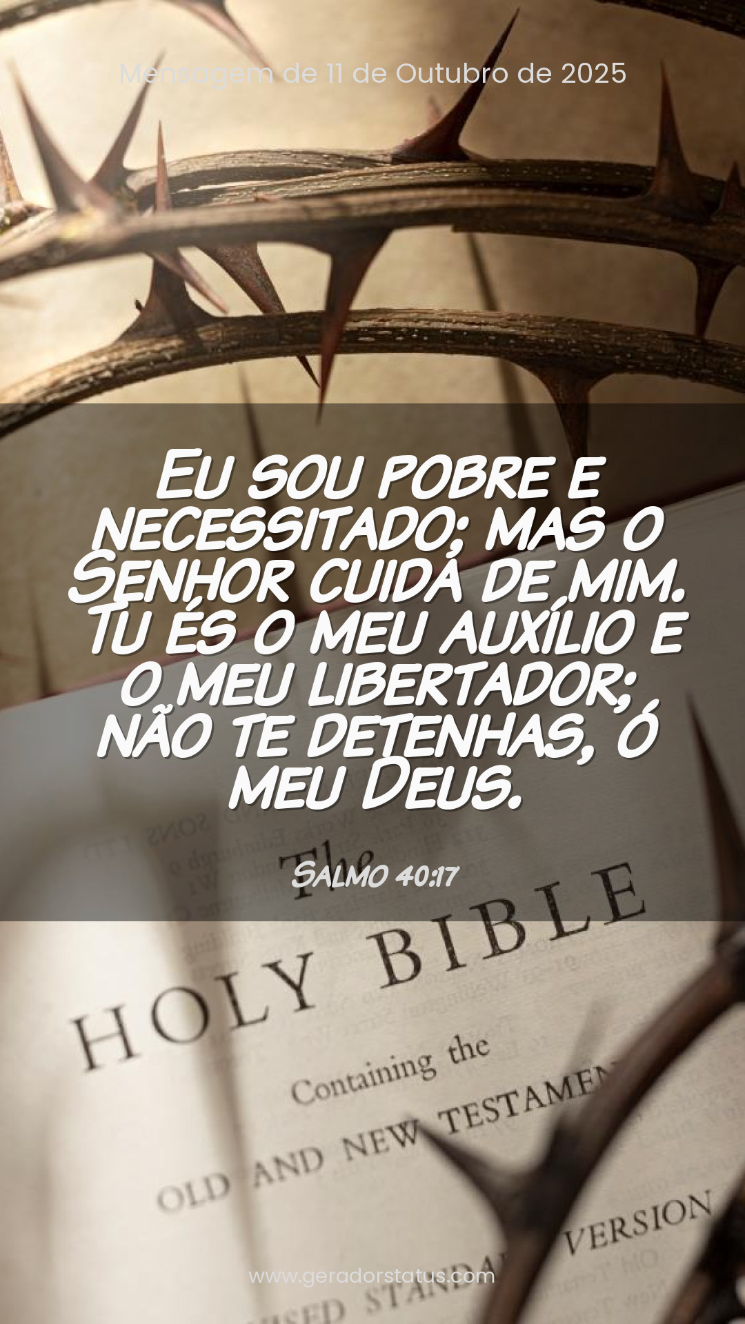 Status do dia: Salmo