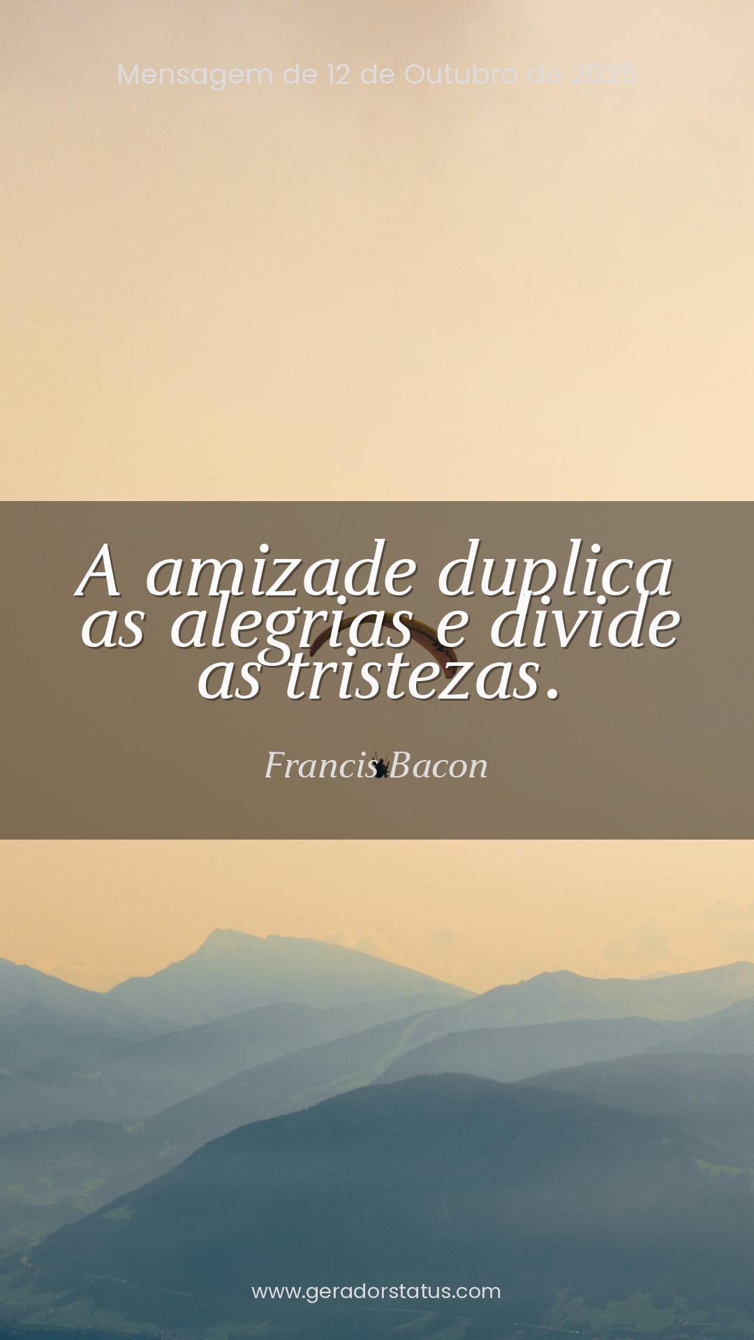 Status do dia: Citação