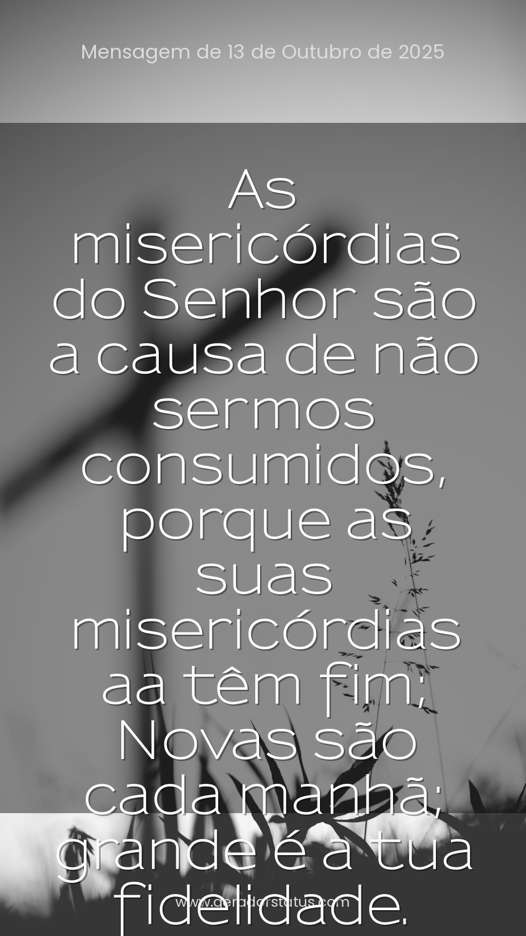 Status do dia: Versículo