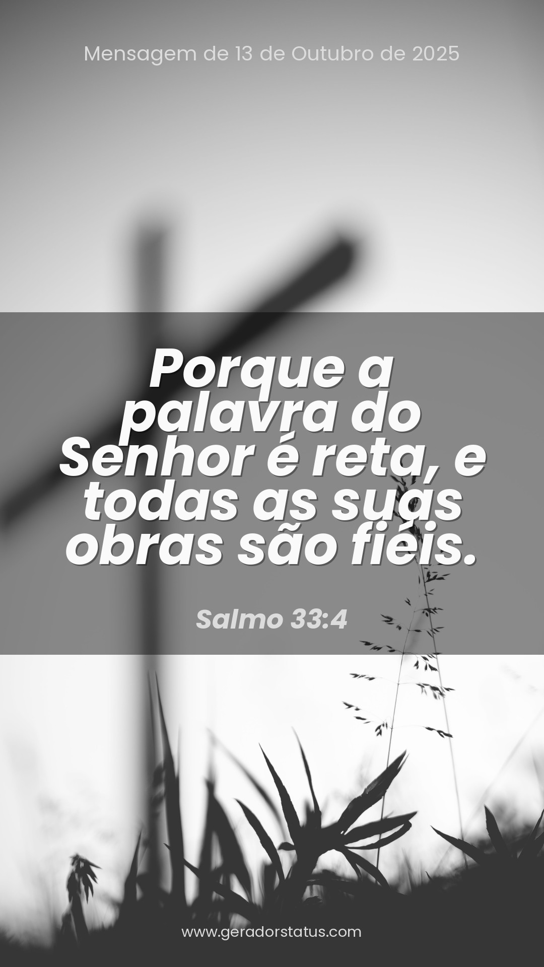 Status do dia: Salmo