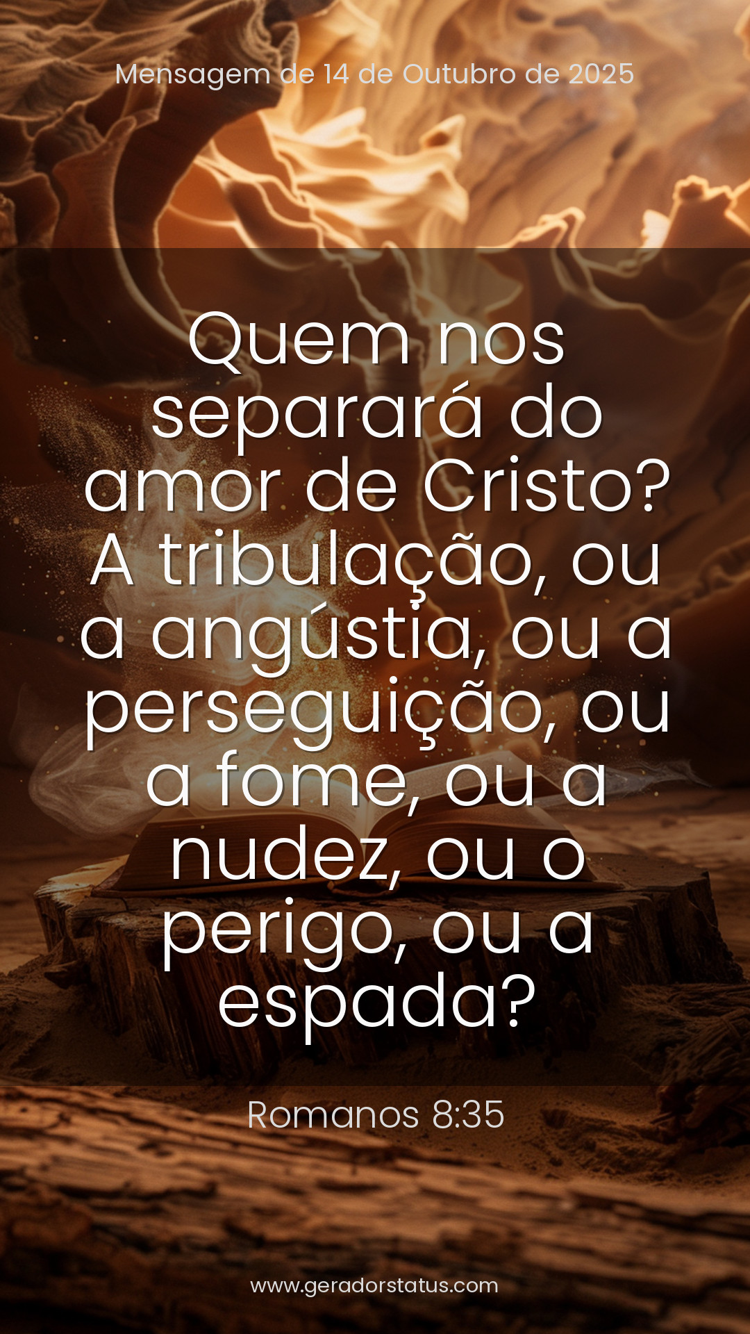 Status do dia: Versículo