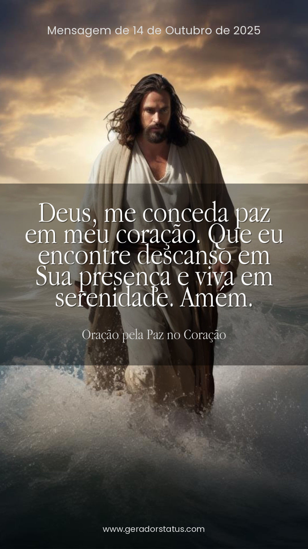 Status do dia: Oração Cristã