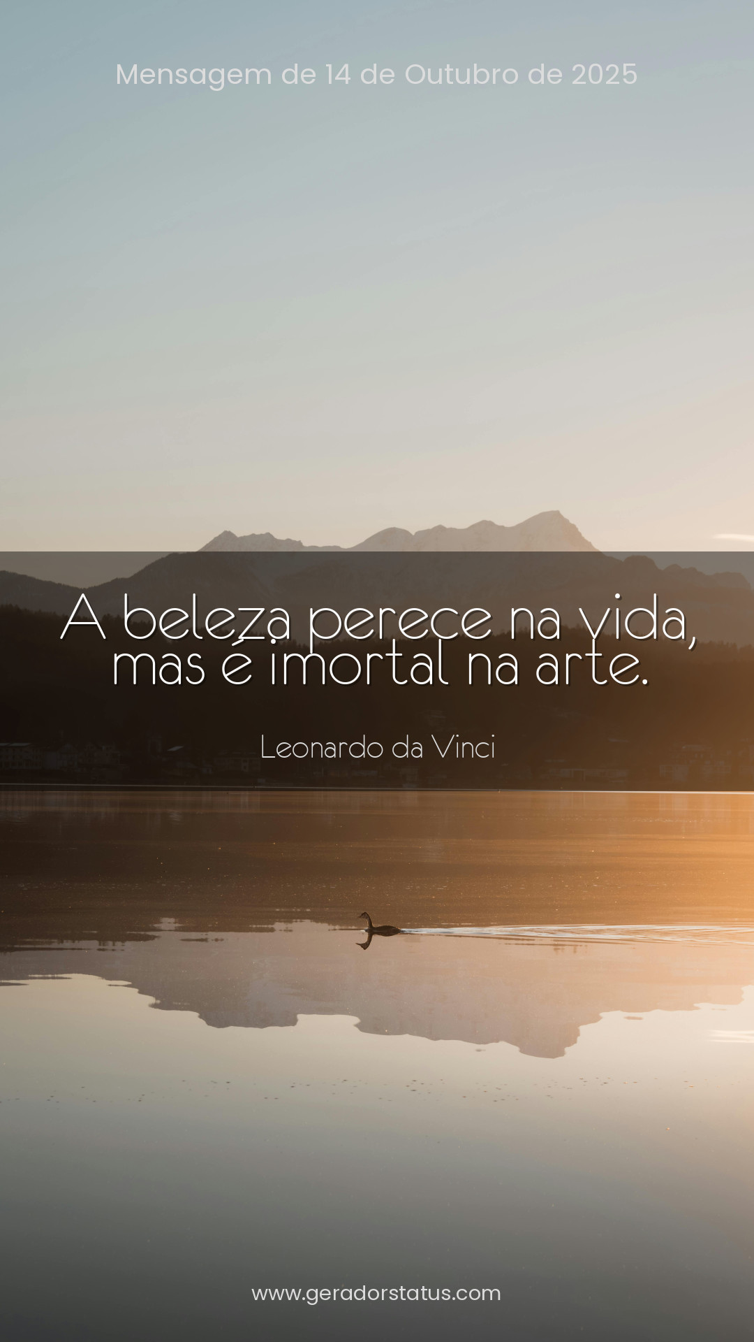 Status do dia: Reflexão