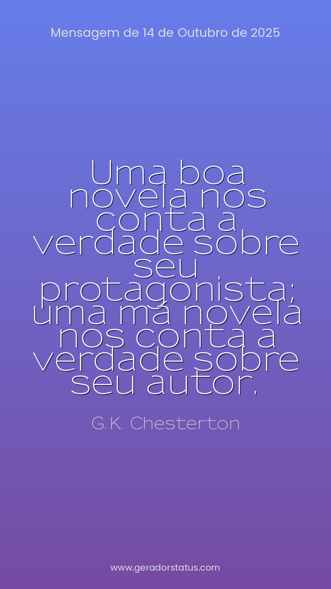 Status do dia: Citação