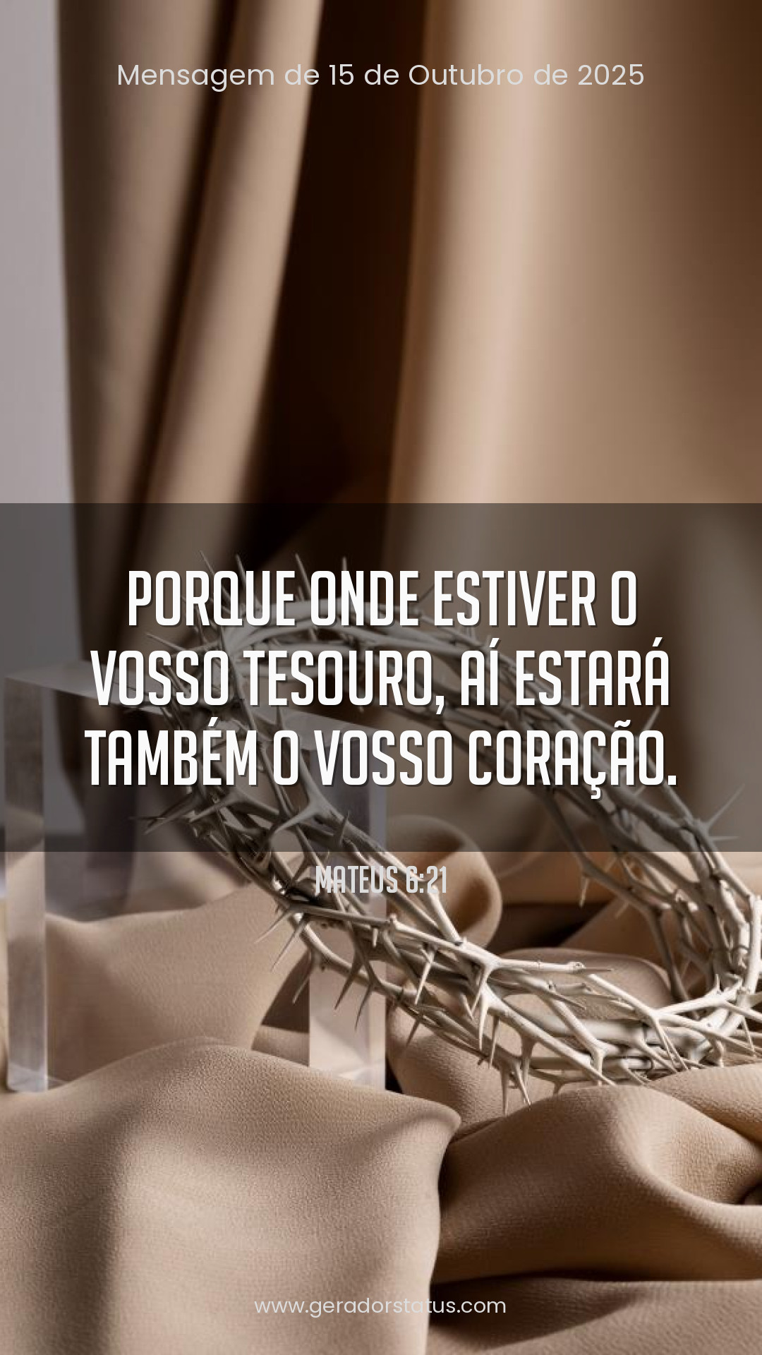 Status do dia: Versículo