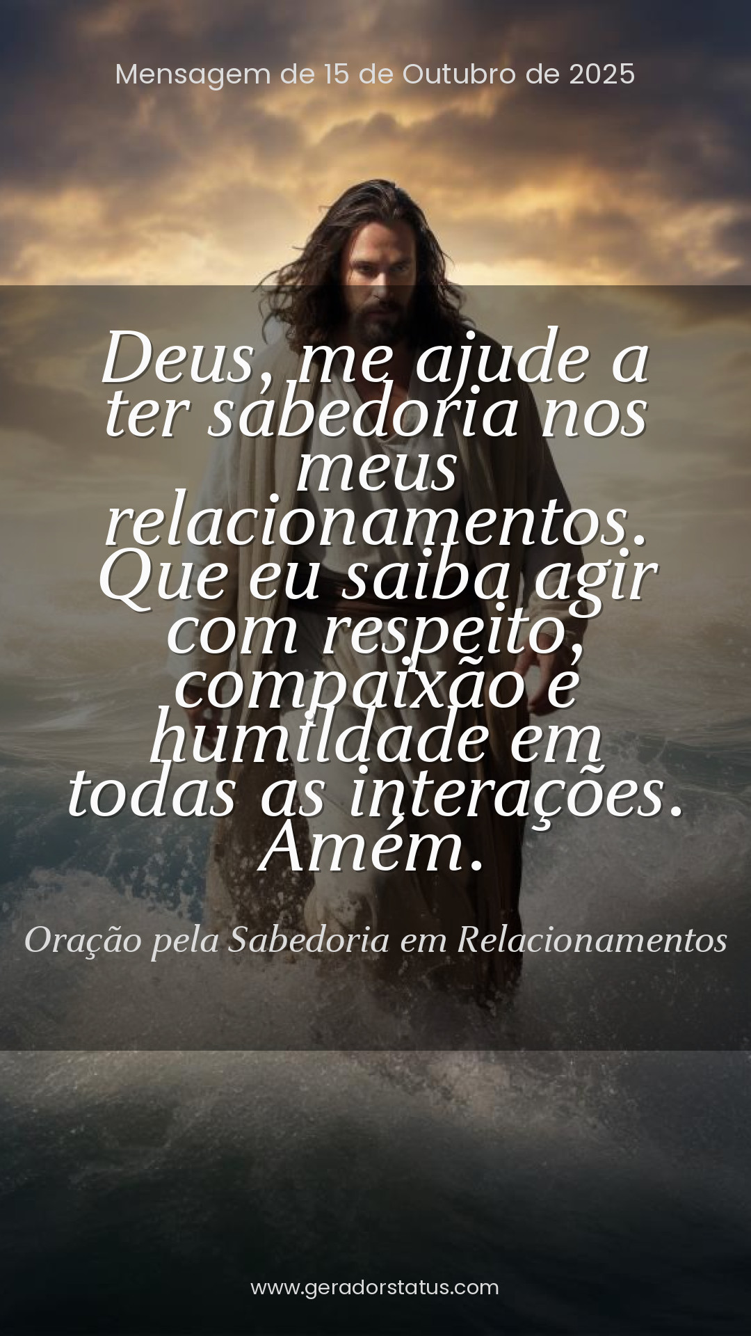 Status do dia: Oração Cristã