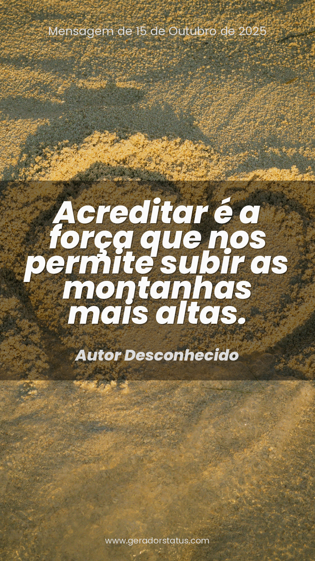 Status do dia: Reflexão