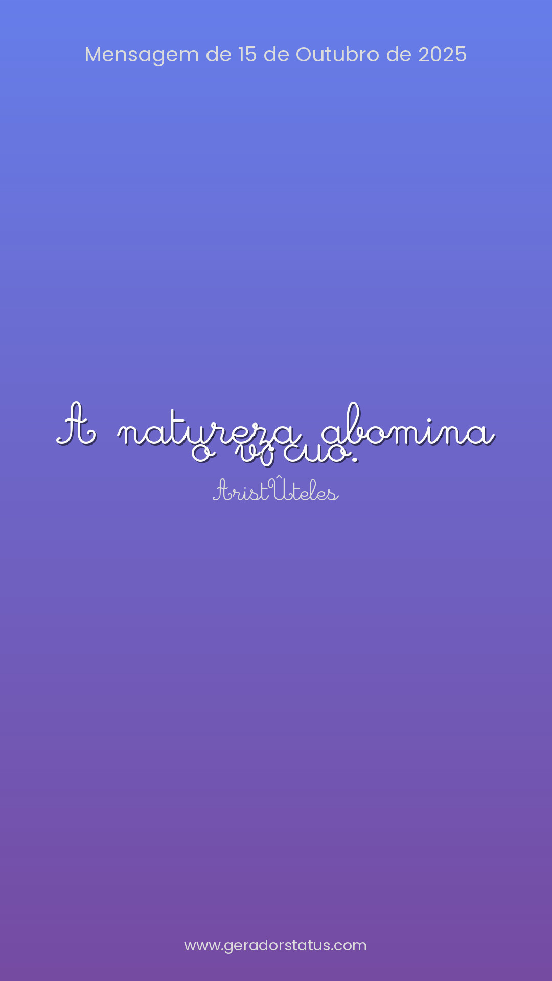 Status do dia: Citação