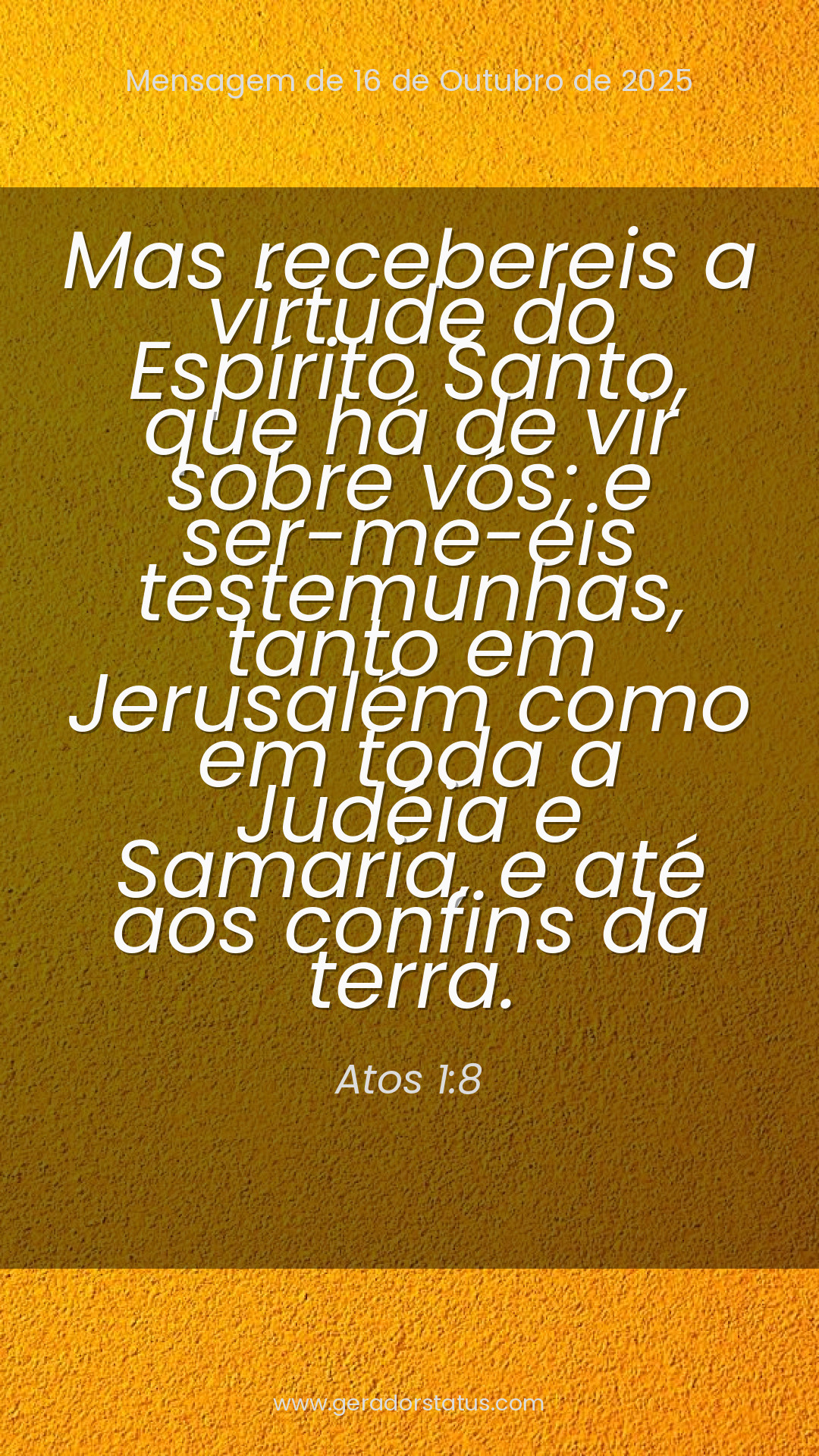 Status do dia: Versículo