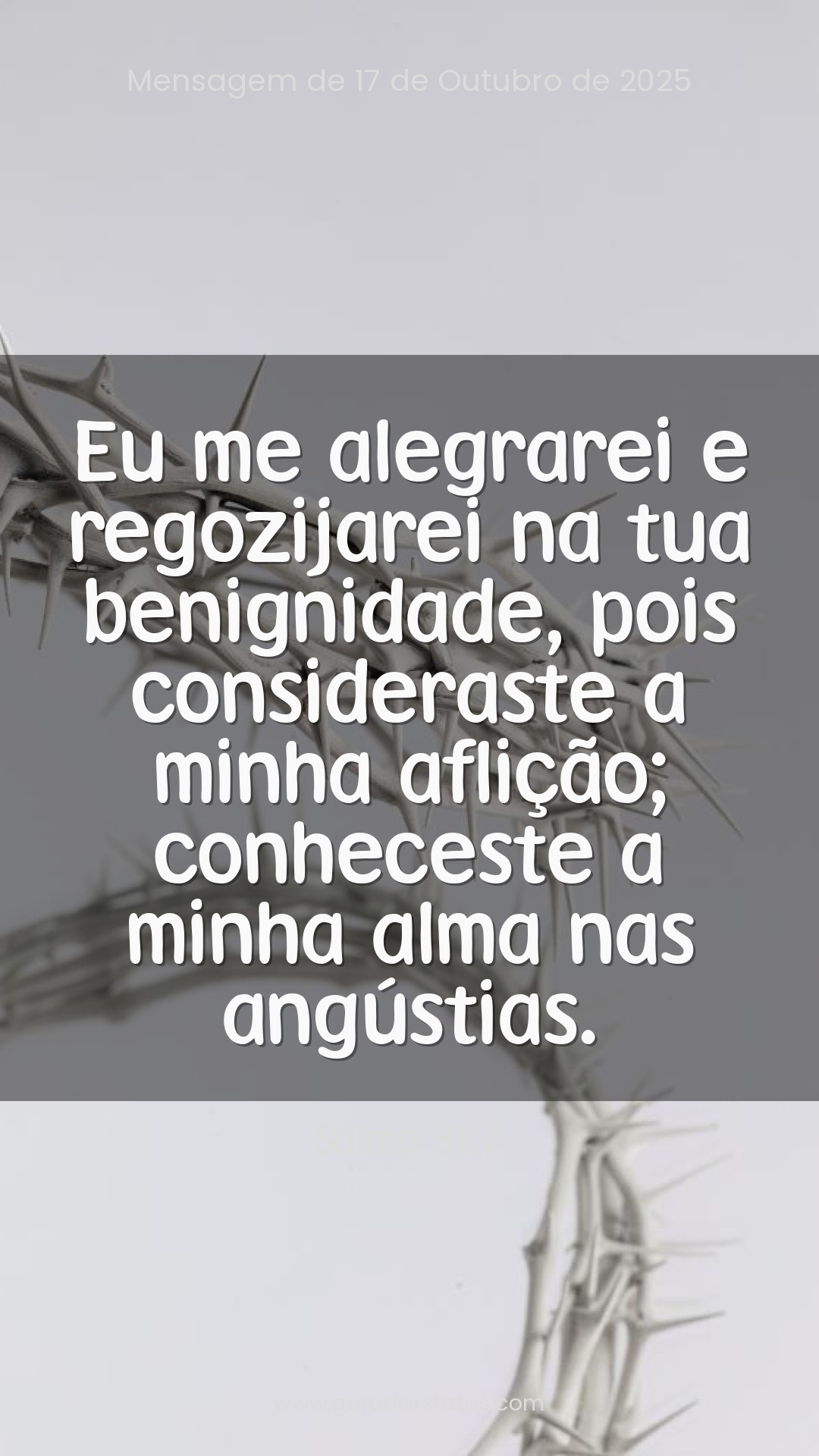 Status do dia: Salmo