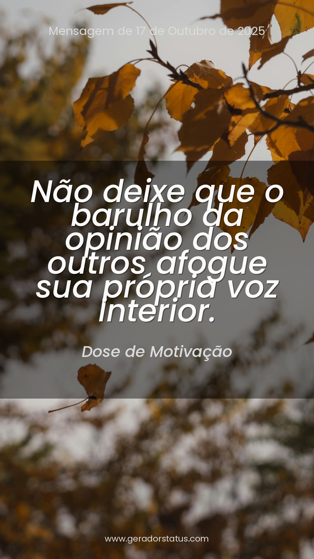 Status do dia: Motivacional